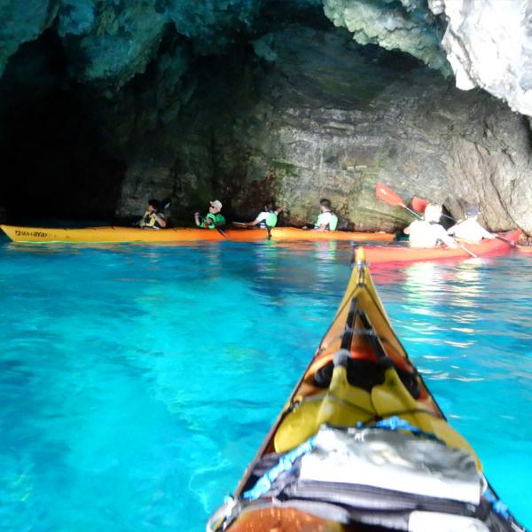 Sea Kayak Samos Cave Bleu