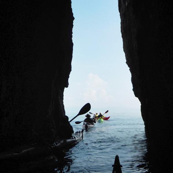 Sea Kayak Samos Cave Tunel