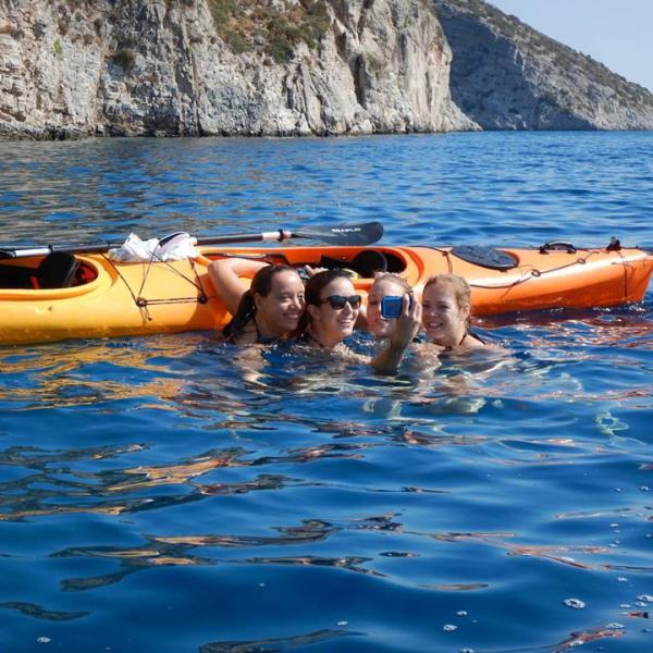 Sea Kayak Samos Selfie